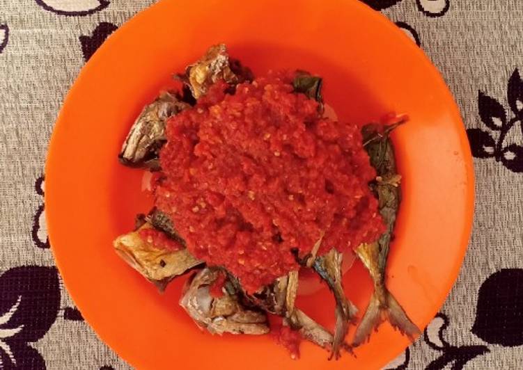 IKAN KEMBUNG BALADO ala Rumah Makan