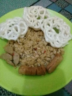 Foto resep Nasi goreng bakso sosis