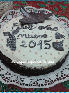 Una foto de Tarta de trufa con nata