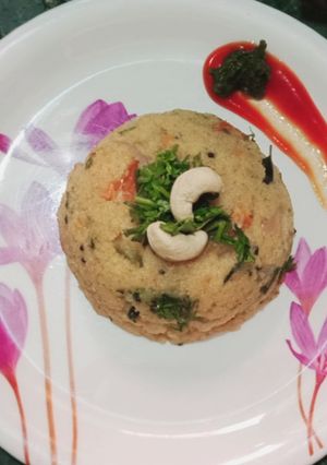 A picture of Veggie Upma.