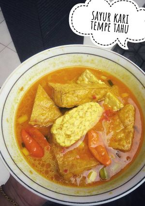 Foto resep Sayur Santan/Kari Tahu Tempe