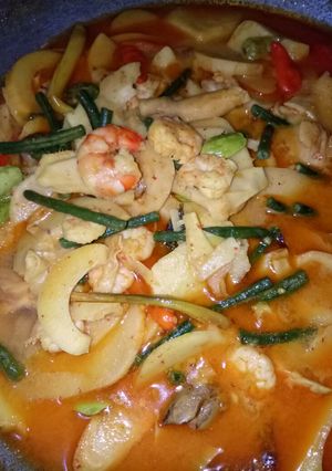Foto resep Gulai rebung udang pete