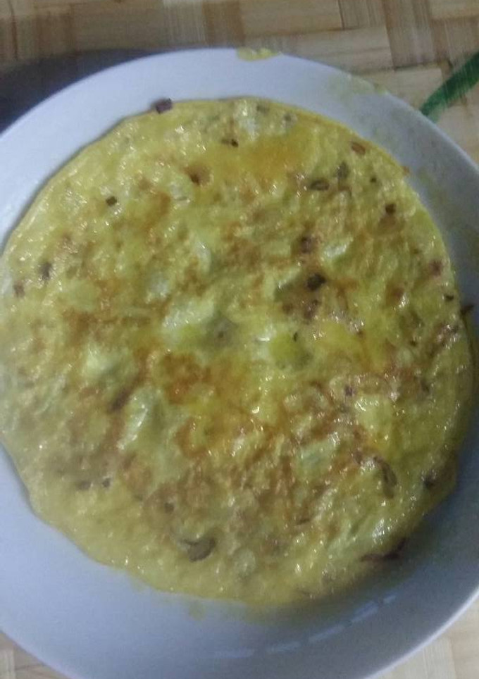 Una foto de Tortilla de ajetes