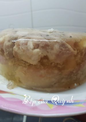 Hình của món Thịt đông.