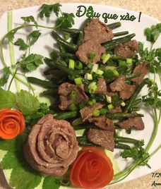 đậu que xào xì dầu