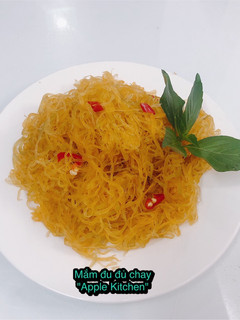 Hình của món Mắm đu đủ chay.
