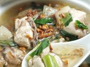 Gambar sup ayam hainan