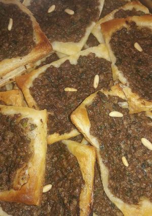 صورة لوصفة رقائق لحم بعجين
