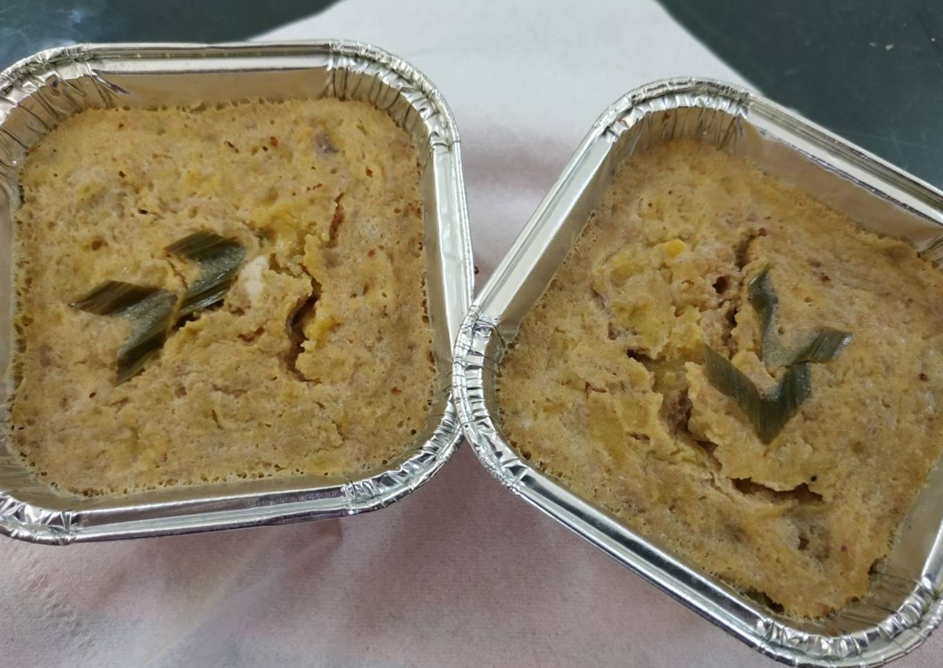 Barongko pisang tanduk