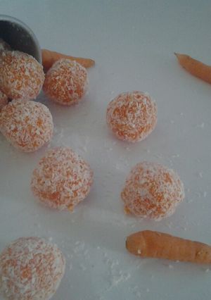 صورة لوصفة كرات الجزر بجوز الهند