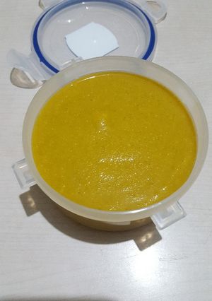 Foto resep Mpasi Bayi : Brokoli, Wortel dan Jagung