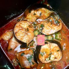Fresh fish soup A picture of Fresh fish soup.