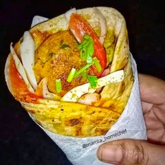 Veggie Chapati Roll A picture of Veggie Chapati Roll.