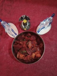 Beetroot Khuzambu🇳🇪Cékla curry recept fotója