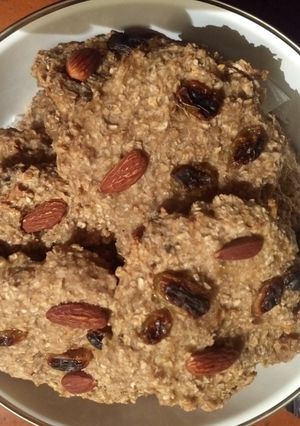 Una foto de Galletas de avena y plátano