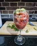 Ceviche con camarones