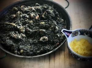 Foto principal de Arroz negro con salsa allioli