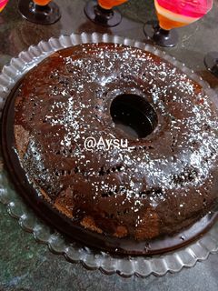 عکسی از دستور کیک خیس شکلاتی🍫