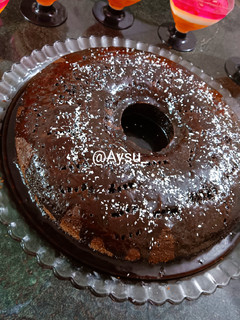 عکسی از دستور کیک خیس شکلاتی🍫