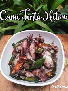 Foto resep 500. Cumi Tinta Hitam
