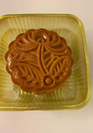 Hình của món Bánh trung thu nướng.