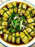 Cải thảo cuộn thịt hấp tàu xì