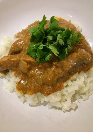 A picture of Mushroom & Almond Madras.