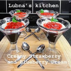 A picture of Creamy Strawberry and Blueberry Dream:.