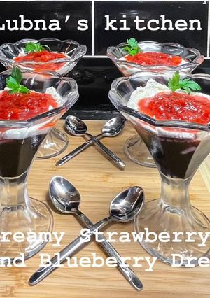 A picture of Creamy Strawberry and Blueberry Dream:.