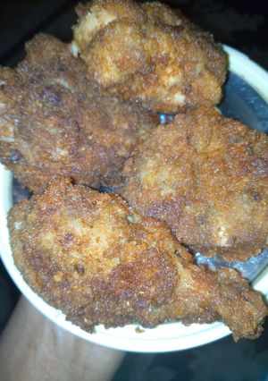 A picture of Chicken nuggets.