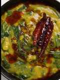 Palak Dal (spinach-lentil soup)