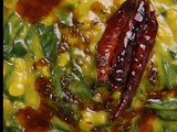 Palak Dal (spinach-lentil soup)
