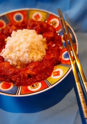 Une photo de Sauté de poulet à la tomate