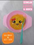 MPASI 6 BULAN (PUREE MANGO) + Asip/Sufor