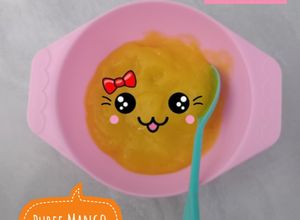 Foto resep MPASI 6 BULAN (PUREE MANGO) + Asip/Sufor