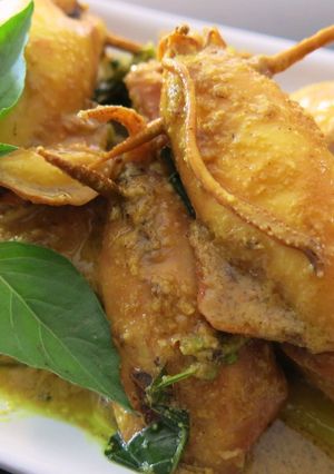 Foto resep Cumi kuning isi tahu