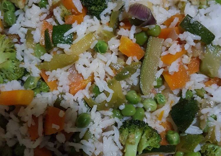 Simple Way to Prepare Super Quick Homemade Vegetable rice