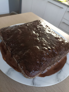 Una foto de Torta de café con chocolate