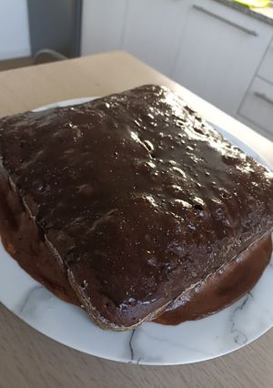 Una foto de Torta de café con chocolate