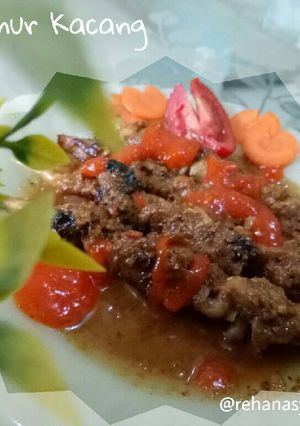 Foto resep Sate Jamur Tiram Kuah Kacang Maknyuss