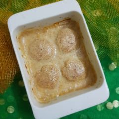 A picture of Baked Ragi Rasogola.