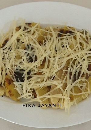 Foto resep Pisang bakar keju