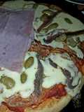 Pizza con harina integral