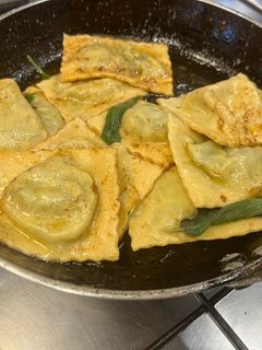 Spenótós-ricottás ravioli recept fotója