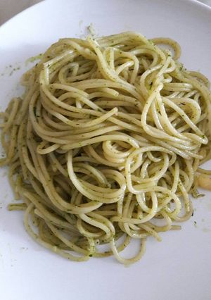 Foto resep spaghetti kemangi 