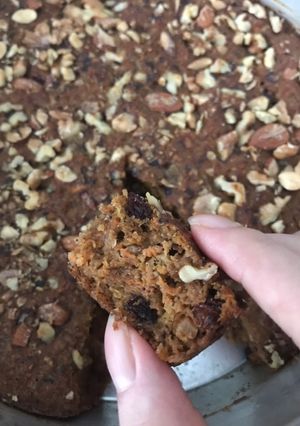 Foto resep Healthy carrot cake gluten free (takaran sendok)