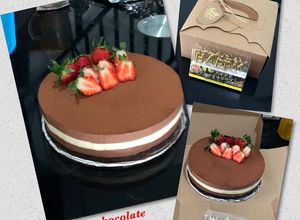 Foto resep Triple chocolate mousse oreo cake