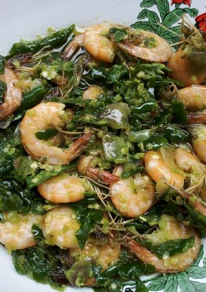 Foto resep Udang cabe ijo