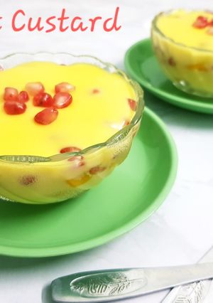 A picture of Fruit Custard.