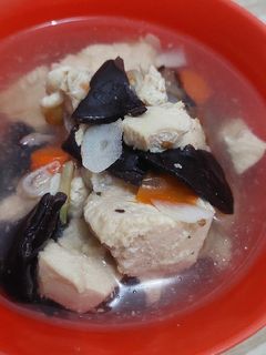 Foto resep Sup ayam jamur kuping
